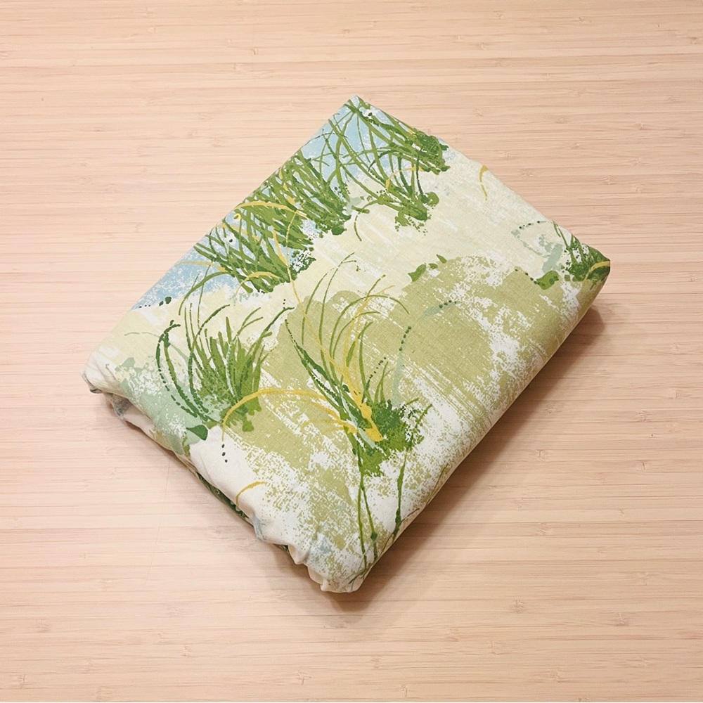 Vintage Green Nature FULL Flat Sheet by Bibb